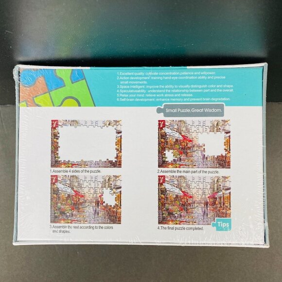 Paris Vibrant Street Scene Jigsaw Puzzle 1000 Pieces 11.75" x 16.75" NIB - Picture 4 of 7